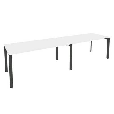 Onix O.MP-RS-2.4.8 (Белый Бриллиант/Антрацит) Рабочая станция на П-образном м/к