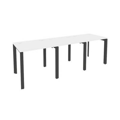 Onix O.MP-RS-3.0.7 (Белый Бриллиант/Антрацит) Рабочая станция на П-образном м/к