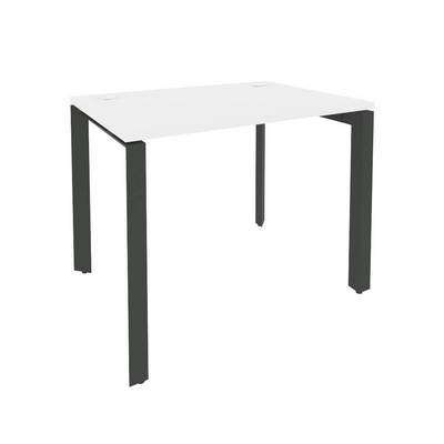 Onix O.MP-SP-1.7 (Белый Бриллиант/Антрацит) Стол рабочий на П-образном м/к