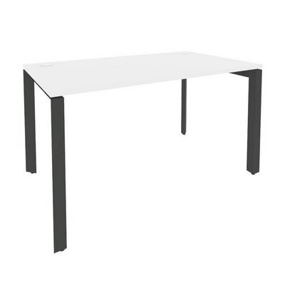 Onix O.MP-SP-3.8 (Белый Бриллиант/Антрацит) Стол рабочий на П-образном м/к
