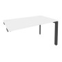 Onix O.MP-SPR-3.8 (Белый Бриллиант/Антрацит) Стол-приставка на П-образном м/к к опорным элементам
