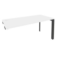 Onix O.MP-SPR-4.7 (Белый Бриллиант/Антрацит) Стол-приставка на П-образном м/к к опорным элементам