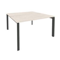 Onix O.MP-D.RS-2.3.7 (Денвер Светлый/Антрацит) Рабочая станция на П-образном м/к