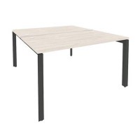 Onix O.MP-D.RS-2.3.8 (Денвер Светлый/Антрацит) Рабочая станция на П-образном м/к