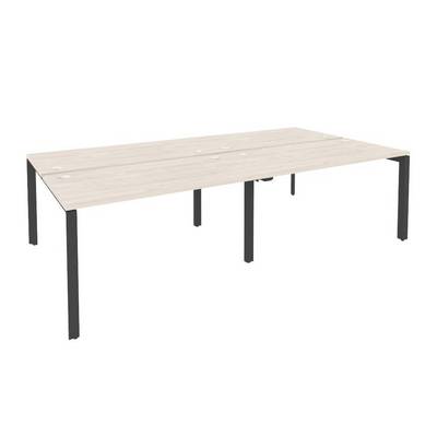 Onix O.MP-D.RS-4.3.7 (Денвер Светлый/Антрацит) Рабочая станция на П-образном м/к