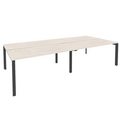 Onix O.MP-D.RS-4.4.7 (Денвер Светлый/Антрацит) Рабочая станция на П-образном м/к