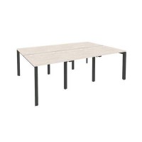 Onix O.MP-D.RS-6.0.8 (Денвер Светлый/Антрацит) Рабочая станция на П-образном м/к