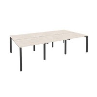 Onix O.MP-D.RS-6.1.8 (Денвер Светлый/Антрацит) Рабочая станция на П-образном м/к