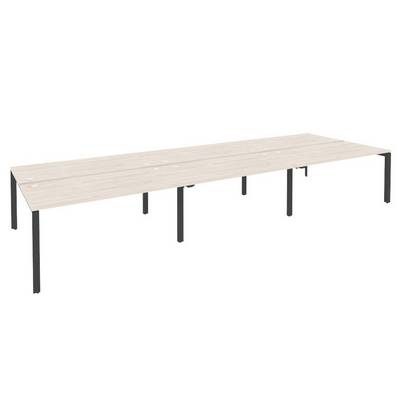 Onix O.MP-D.RS-6.4.8 (Денвер Светлый/Антрацит) Рабочая станция на П-образном м/к