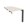 Onix O.MP-D.SPR-0.7 (Денвер Светлый/Антрацит) Стол-приставка двойной на П-образном м/к к опорным элем.