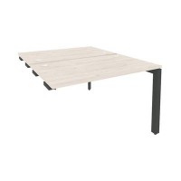 Onix O.MP-D.SPR-2.7 (Денвер Светлый/Антрацит) Стол-приставка двойной на П-образном м/к к опорным элем.