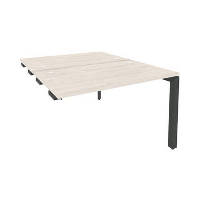 Onix O.MP-D.SPR-2.7 (Денвер Светлый/Антрацит) Стол-приставка двойной на П-образном м/к к опорным элем.