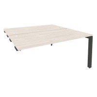 Onix O.MP-D.SPR-4.8 (Денвер Светлый/Антрацит) Стол-приставка двойной на П-образном м/к к опорным элем.