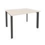 Onix O.MP-PRG-1.2 (Денвер Светлый/Антрацит) Стол переговорный (1 столешница)