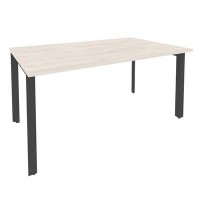 Onix O.MP-PRG-1.4 (Денвер Светлый/Антрацит) Стол переговорный (1 столешница)