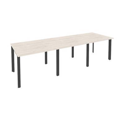 Onix O.MP-PRG-3.1 (Денвер Светлый/Антрацит) Стол переговорный (3 столешницы)