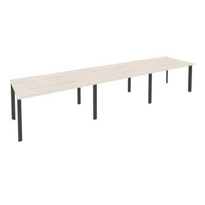 Onix O.MP-PRG-3.3 (Денвер Светлый/Антрацит) Стол переговорный (3 столешницы)