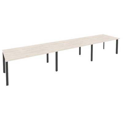 Onix O.MP-PRG-3.4 (Денвер Светлый/Антрацит) Стол переговорный (3 столешницы)