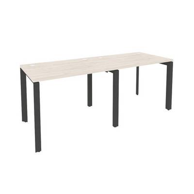 Onix O.MP-RS-2.1.7 (Денвер Светлый/Антрацит) Рабочая станция на П-образном м/к