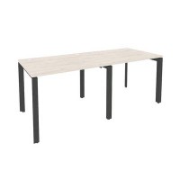 Onix O.MP-RS-2.1.8 (Денвер Светлый/Антрацит) Рабочая станция на П-образном м/к