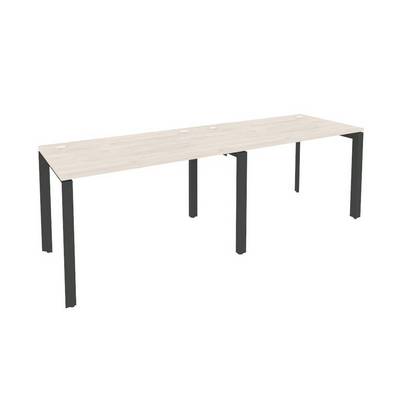 Onix O.MP-RS-2.2.7 (Денвер Светлый/Антрацит) Рабочая станция на П-образном м/к