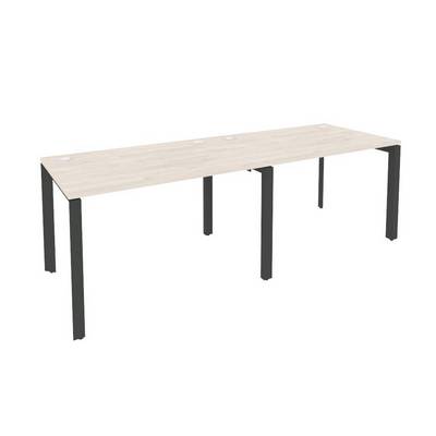 Onix O.MP-RS-2.2.8 (Денвер Светлый/Антрацит) Рабочая станция на П-образном м/к