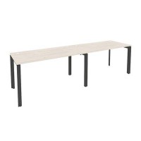 Onix O.MP-RS-2.3.7 (Денвер Светлый/Антрацит) Рабочая станция на П-образном м/к