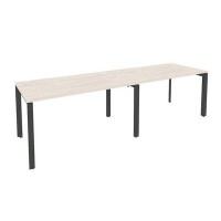 Onix O.MP-RS-2.3.8 (Денвер Светлый/Антрацит) Рабочая станция на П-образном м/к