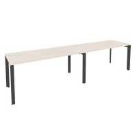 Onix O.MP-RS-2.4.7 (Денвер Светлый/Антрацит) Рабочая станция на П-образном м/к