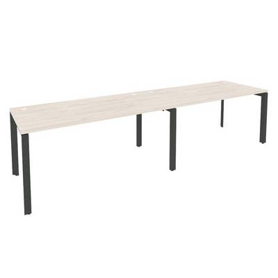 Onix O.MP-RS-2.4.8 (Денвер Светлый/Антрацит) Рабочая станция на П-образном м/к