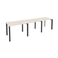 Onix O.MP-RS-3.1.7 (Денвер Светлый/Антрацит) Рабочая станция на П-образном м/к