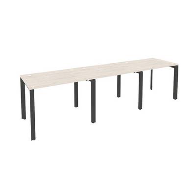 Onix O.MP-RS-3.1.7 (Денвер Светлый/Антрацит) Рабочая станция на П-образном м/к