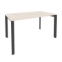 Onix O.MP-SP-3.8 (Денвер Светлый/Антрацит) Стол рабочий на П-образном м/к