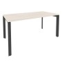 Onix O.MP-SP-4.8 (Денвер Светлый/Антрацит) Стол рабочий на П-образном м/к