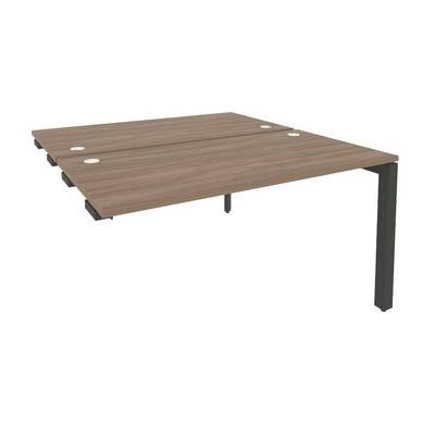 Onix O.MP-D.SPR-3.7 (Дуб Аризона/Антрацит) Стол-приставка двойной на П-образном м/к к опорным элем.