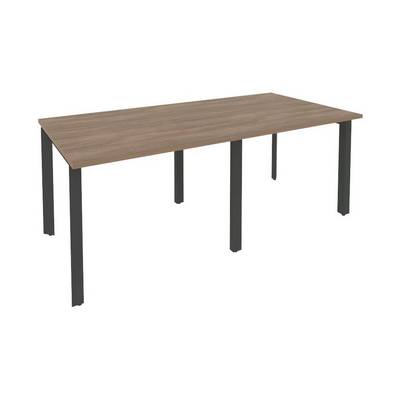 Onix O.MP-PRG-2.1 (Дуб Аризона/Антрацит) Стол переговорный (2 столешницы)