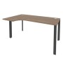 Onix O.MP-SA-1L (Дуб Аризона/Антрацит) Стол эргономичный левый на П-образном м/к