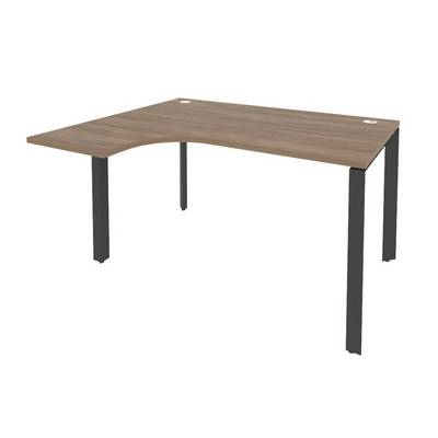 Onix O.MP-SA-3L (Дуб Аризона/Антрацит) Стол эргономичный левый на П-образном м/к