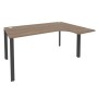Onix O.MP-SA-4R (Дуб Аризона/Антрацит) Стол эргономичный правый на П-образном м/к