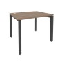 Onix O.MP-SP-1.8 (Дуб Аризона/Антрацит) Стол рабочий на П-образном м/к