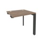 Onix O.MP-SPR-0.7 (Дуб Аризона/Антрацит) Стол-приставка на П-образном м/к к опорным элементам