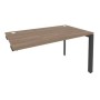 Onix O.MP-SPR-3.8 (Дуб Аризона/Антрацит) Стол-приставка на П-образном м/к к опорным элементам