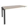 Onix O.MP-1.NRS-4.8 (Дуб Аттик/Антрацит) Наборный элемент рабочей станции на П-образном м/к