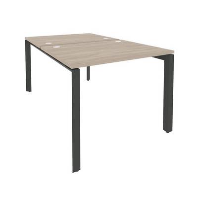 Onix O.MP-D.RS-2.1.8 (Дуб Аттик/Антрацит) Рабочая станция на П-образном м/к