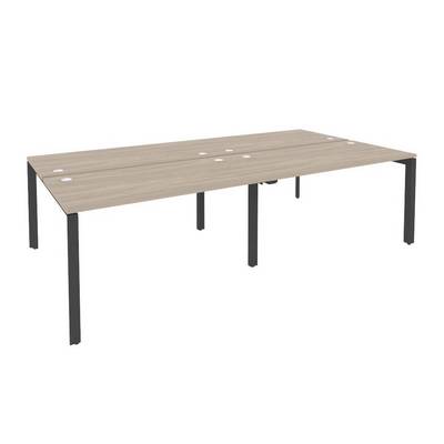 Onix O.MP-D.RS-4.3.7 (Дуб Аттик/Антрацит) Рабочая станция на П-образном м/к