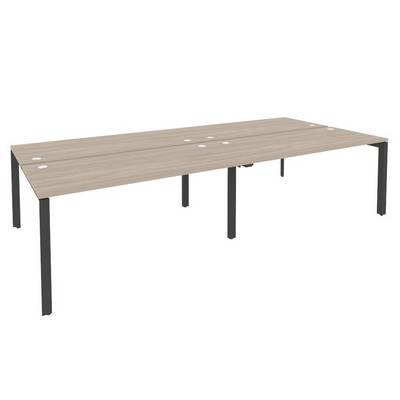 Onix O.MP-D.RS-4.4.7 (Дуб Аттик/Антрацит) Рабочая станция на П-образном м/к