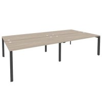 Onix O.MP-D.RS-4.4.8 (Дуб Аттик/Антрацит) Рабочая станция на П-образном м/к