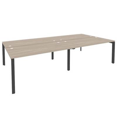 Onix O.MP-D.RS-4.4.8 (Дуб Аттик/Антрацит) Рабочая станция на П-образном м/к