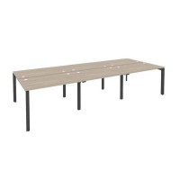 Onix O.MP-D.RS-6.2.7 (Дуб Аттик/Антрацит) Рабочая станция на П-образном м/к