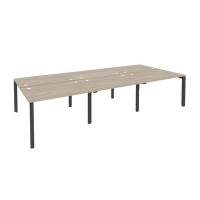 Onix O.MP-D.RS-6.2.8 (Дуб Аттик/Антрацит) Рабочая станция на П-образном м/к